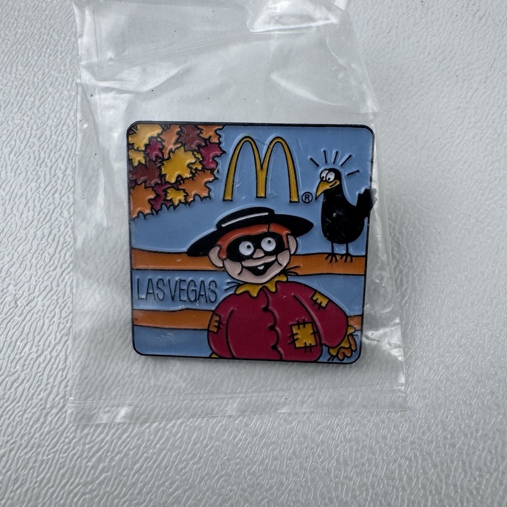 RARE - Vintage McDonald's - Hamburglar - Las Vegas Fall Leaves Pin